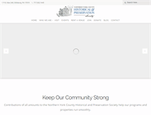 Tablet Screenshot of northernyorkhistorical.org